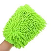 Luva Para Lavar Carro Moto Microfibra Lavagem Efeito Brilho