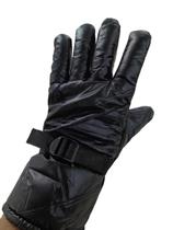 Luva Para Motoqueiro Antiderrapante Preto Forrada Quente Com Ajuste No Punho