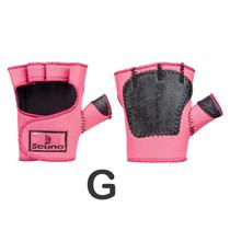 Luva para Musculação Academia Ginástica em Neoprene Rosa