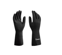 Luva para Proteção Latex Preta Forrada Imbat Luva para Proteção Latex Preta Forrada Imbat