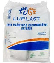 Luva Plástica Descartável Estéril 1000 Unidades Luplast