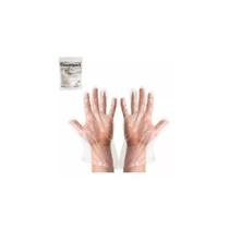 Luva plástica descartável transparente c/100 unidades descarpack Luva plástica descartável transparente c/100 unidades descarpack