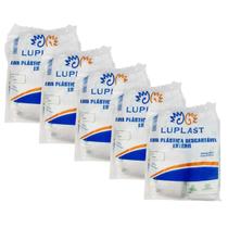 Luva Plástica Estéril Luplast Kit com 500 Unidades