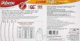 Luva Plástica ViniFlex VABENE Descartável Sem Pó caixa com 100 unidades - Tamanhos P M G Luva Plástica ViniFlex VABENE Descartável Sem Pó caixa com 100 unidades - Tamanhos P M G