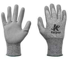 Luva Polietileno C/ Palma PU Saara Cor: Cinza CA: 34712 -KALIPSO