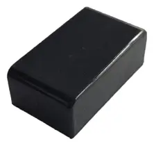 Luva Ponta Para Canaleta Preta 40x16mm Grossa Larga Luva Ponta Para Canaleta Preta 40x16mm Grossa Larga