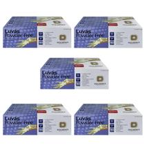 Luva powder free não cirúrgico s pó descarpack 500un tam p
