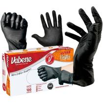 Luva Preta Viniflex 100un G Descartável Sem Pó Vabene