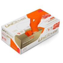Luva Proc De Latex Laranja Conforto Unigloves Com 100 - P