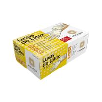Luva Proc Não Cirurgico Latex C/ Pó (100unid) - Descarpack