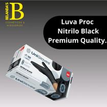 Luva proc nitrilo black premium quality pequeno