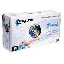 Luva proced 100 un. nao esteril g