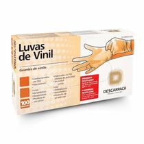 LUVA PROCED VINIL DESCARPACK G Com Pó 100UN LUVA PROCED VINIL DESCARPACK G Com Pó 100UN