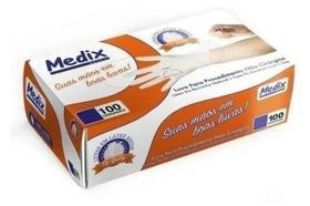 Luva procedim latex sem po tam p 100un medix Luva procedim latex sem po tam p 100un medix