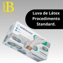 Luva procedimento com pó standard cor: branca - tam: m