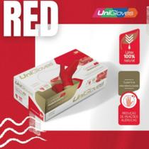 Luva Procedimento Latex Vermelho Premium Po C/100 M - Unigloves