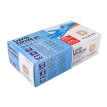 Luva Procedimento Tamanho G sem Pó Nitrilica Azul Descarpack
