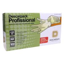 Luva Procedimentos Latex Descarpack Pp Kit Com 20 Caixas Pp