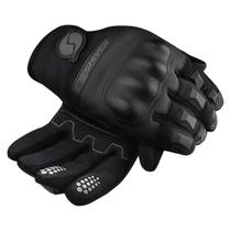 Luva profissinal motocilcista shiver dart com função touch screen dedos