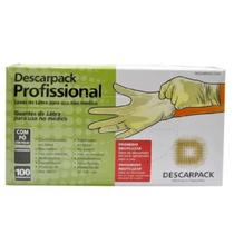 Luva Profissional Látex Descarpack Com Pó C/100 Und P