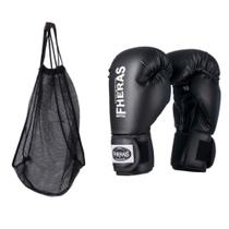 Luva Profissional Muay Thai Mma E Boxe Com Bolsa Telada