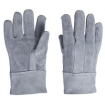 Luva protecao couro raspa punho 7cm-tam:10