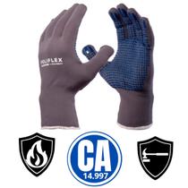 Luva Proteção Epi Tricotada Antiderrapante Ca Segurança Obra Antiestética Resistente Trabalho Oficina