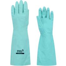 Luva Proteção Nitrílica 45cm Sem Forro Verde Volk CA 44466