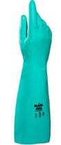 Luva protecao quimica nitrilica verde anti-derrapante longo tamanho 10 - mapa mucambo