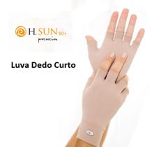 Luva Proteção Solar UV FPU50+ Dedo Curto Famara P/M Bege