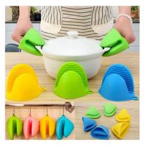 Luva Protetora de Silicone Dedo Térmica Cozinha Panela Quente