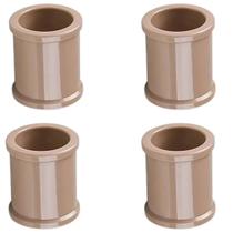 Luva Pvc 32Mm Soldável Conexão Encanamento Kit 04 Un Luva Pvc 32Mm Soldável Conexão Encanamento Kit 04 Un