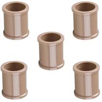 Luva Pvc 40Mm Marrom Conexão Encanamento Kit 05 Un