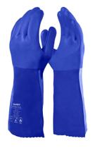 Luva Pvc Azul Danny Petroblue 27 Cm Cano Longo Ca 38792