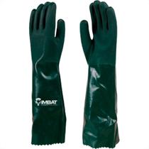 Luva Pvc C/Forro Imbat Verde 46Cm Luva Pvc C/Forro Imbat Verde 46Cm