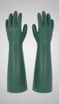 Luva PVC Forrada Cano Longo 70cm Palma Áspera Luva PVC Forrada Cano Longo 70cm Palma Áspera