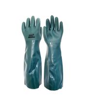 Luva PVC Forrada Palma Aspera Mod. Smart Cor: Verde - 46CM CA: 46837 REF: 102544603/EG -VOLK