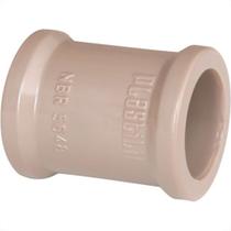 Luva PVC Liso Liso Marrom D 1.1/4 Plastilit - Kit C/10 Unidades Luva PVC Liso Liso Marrom D 1.1/4 Plastilit - Kit C/10 Unidades