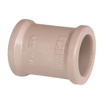 Luva PVC Liso Liso Marrom E 1.1/2 Plastilit - Kit C/10 Unidades