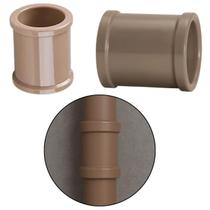 Luva Pvc Marrom Soldável Conexão Encanamento Água Fria 50Mm
