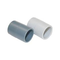 Luva PVC Sem Rosca Cinza Escuro 1/2