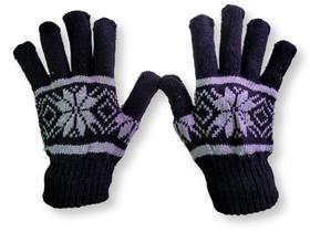 Luva Quentinha Masculina Inverno Estampada