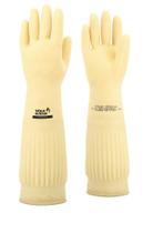 Luva Ranhurada de Látex G Amarela Tamanho 9