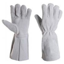 Luva Raspa Caracouro Cano Longo 15cm Com Reforco PROTEZZA / CARACOURO