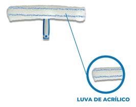 Luva Refil Rodo Combinado Limpador De Vidros 25cm Bralimpia Luva Refil Rodo Combinado Limpador De Vidros 25cm Bralimpia