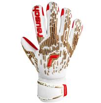 Luva Reusch Attrakt Freegel Silver-Branco/Vermelho-Tam 09