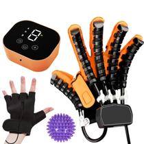 Luva robótica de reabilitação GENDOING para derrame, equipamento robótico de recuperação de derrame manual, dispositivo de treinamento de força de dedos para hemiplegia, força ajustável (mão direita L) Luva robótica de reabilitação GENDOING para derrame, equipamento robótico de recuperação de derrame manual, dispositivo de treinamento de força de dedos para hemiplegia, força ajustável (mão direita L)
