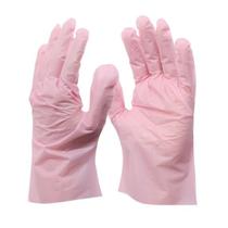 Luva Rosa Bompack Resistente Vinilflex 100Un Sem Pó