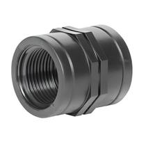 Luva Roscável 2 polegadas Preta Rosca/Rosca Irritec- 2 unid.