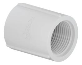 Luva Roscável Pvc 1 Polegada Tigre 32mm Branca